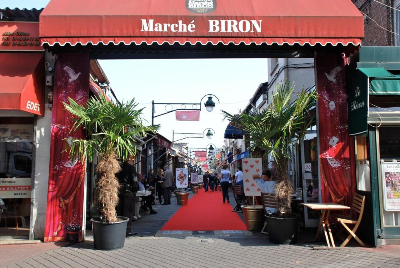 Biron Deluxe Studio Flea Market Of Paris, Porte De Montmartre Сент-Уан Екстер'єр фото